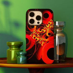 Coques iPhone 16 Pro Cercles colorés Motif d'art Abstrait moderne #08