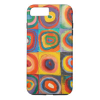 Cercles concentrés Carré de Kandinsky