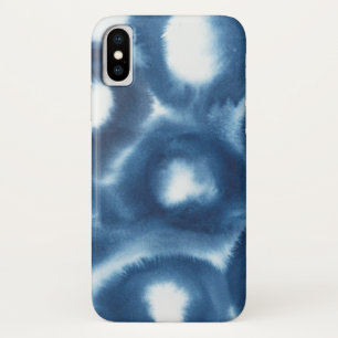 Coques Pour iPhone Cercles d'impression d'aquarelle Indigio