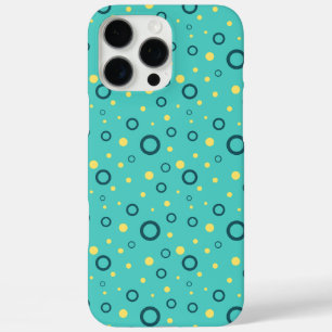 Coques iPhone 16 Pro Max Cercles Motifs multicolores Vert Personnalisé