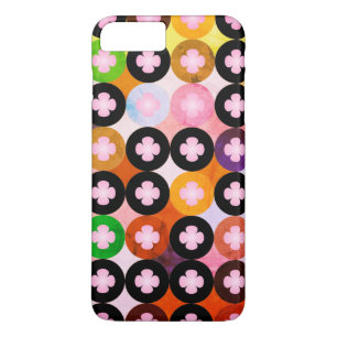 Etui iPhone Case-Mate Cercles multicolores cool et Cloches roses