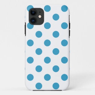 Etui iPhone Case-Mate Cercles Pois bleu paon
