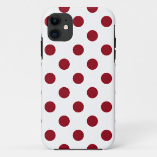 Etui iPhone Case-Mate Cercles Pois rouges Crimson