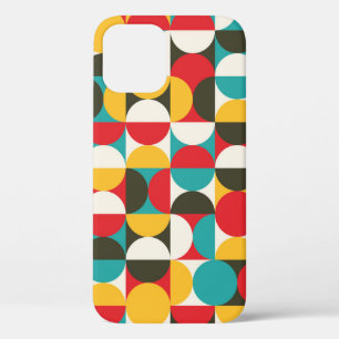 Case-Mate iPhone Case Cercles rétro : Motif Hipster coloré.