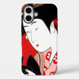 iPhone 16 Plus Case Cérémonie japonaise du thé de dame Art Imprimer