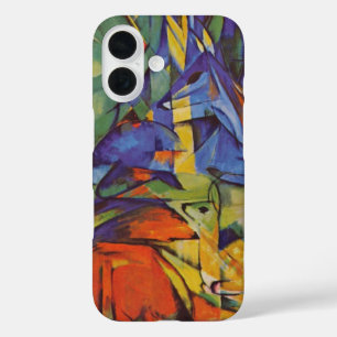 Coque Pour iPhone 16 Cerf dans la forêt II par Franz Marc, Art Vintage