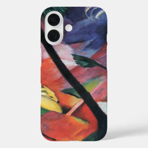 Coques iPhone 16 Cerf dans la forêt II par Franz Marc; Reh im Walde