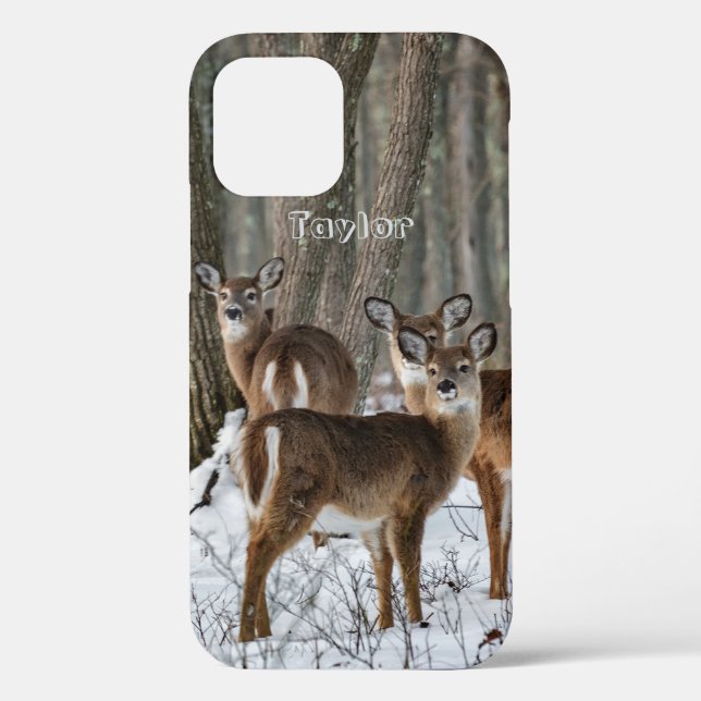 Coques Case-Mate iPhone Cerf d'hiver (Verso)