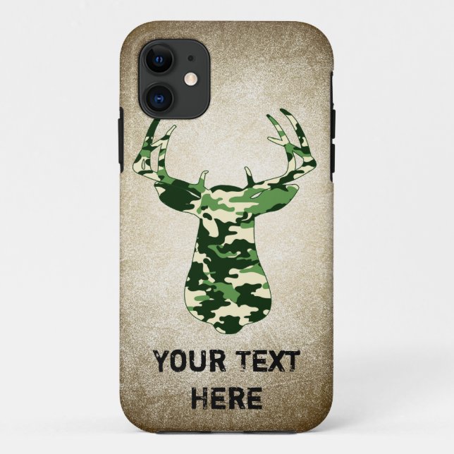 Coques Case-Mate iPhone Cerfs communs chassant le mâle de Camo (Dos)