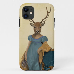 Case-Mate iPhone Case Cerfs communs dans la robe bleue 2