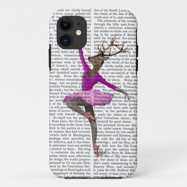 Coques Case-Mate iPhone Cerfs communs de ballet dans le rose (Dos)