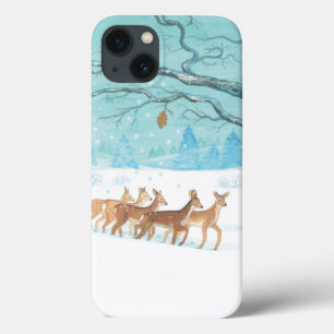 Case-Mate iPhone Case Cerfs de chevreuils en hiver