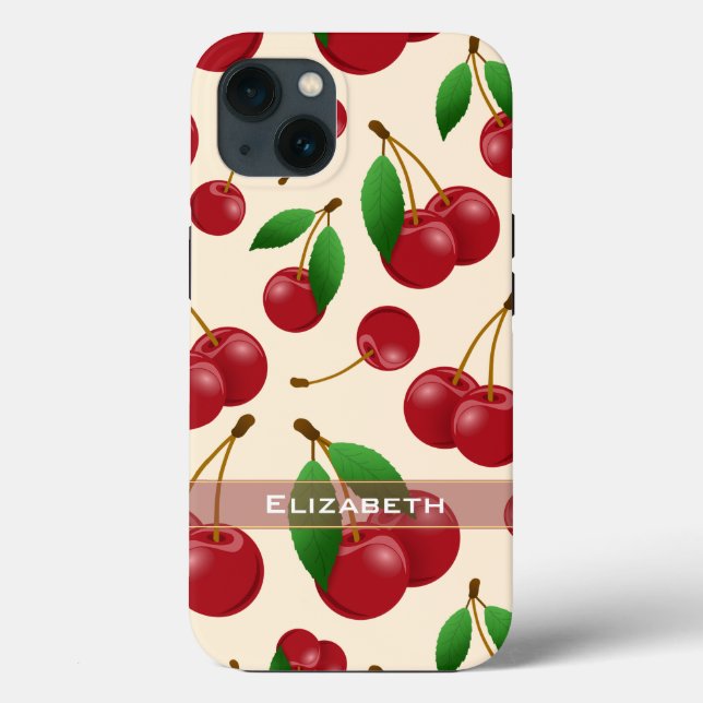 Coques Case-Mate iPhone cerises sucrées en été (Verso)