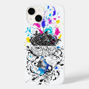 Coque Pour iPhone 14 Cerveau gauche contre Cerveau droit Création
