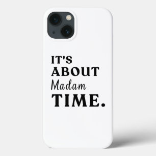 Case-Mate iPhone Case C'est à propos de Mme Time Cadeau d'élection prési
