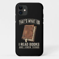 C'est ce que je fais, je lis des livres et je sais