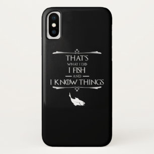 Case-Mate iPhone Case C'est ce que je fais, je pêche et je sais les chos