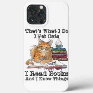 Case-Mate iPhone Case C'Est Ce Que Je Fais Je Pet Chats Je Lis Des Livre