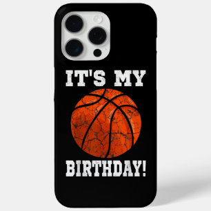 Coque iPhone 15 Pro Max C'est mon anniversaire Basketball Lover cadeau Ret