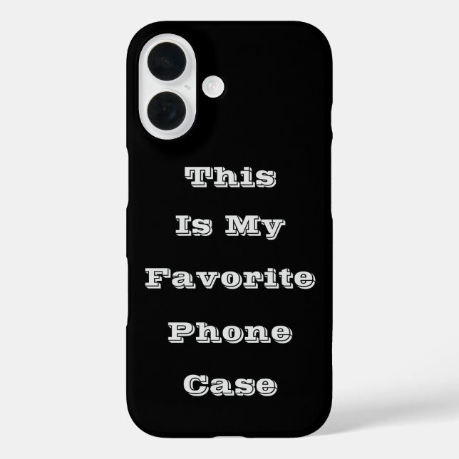 Coques Case-Mate iPhone C'Est Mon Téléphone Préféré (Verso)