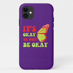 Case-Mate iPhone Case C'EST OK pour papillon de N'ÊTRE PAS OK
