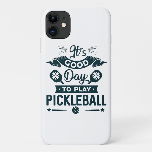Coques Case-Mate iPhone C'est une bonne journée pour jouer au Pickleball (Dos)