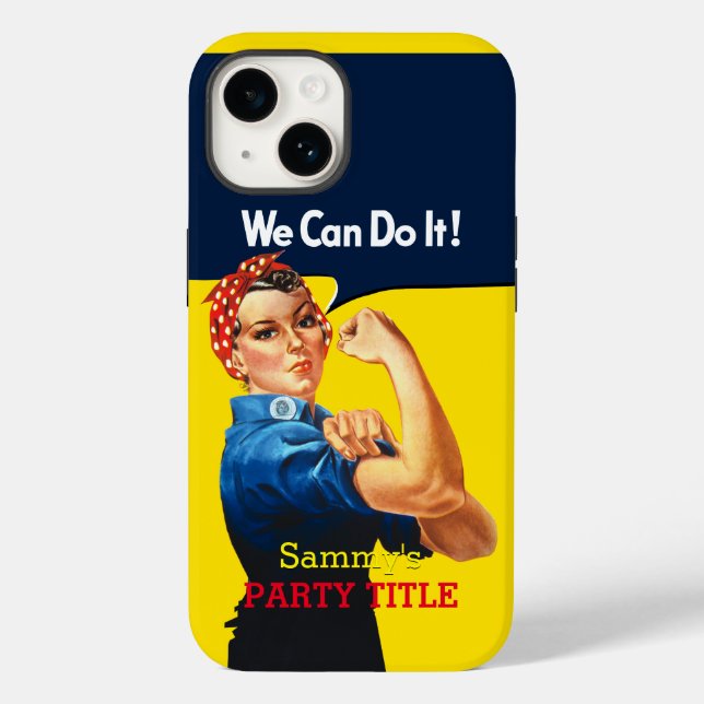 Coques Case-Mate iPhone C'est votre Rosie Party personnalisée Personnalise (Verso)