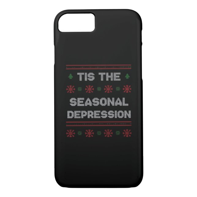 Coques Case-Mate iPhone Cette citation de mème de dépression saisonnière (Dos)