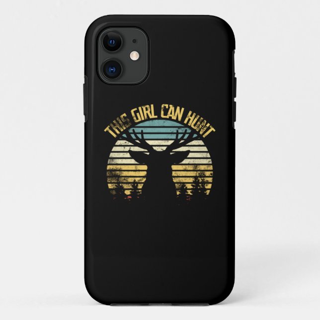 Coques Case-Mate iPhone Cette Fille Peut Chasser Classique (Dos)