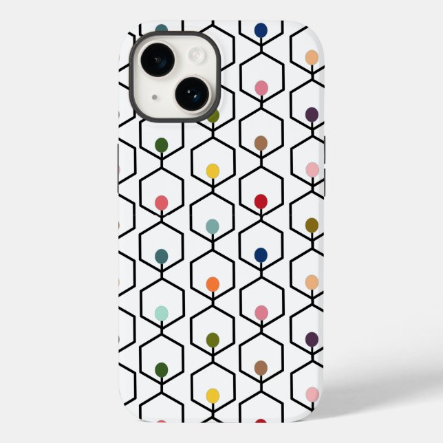 Coques Case-Mate iPhone Chaînes Hexagon (Verso)