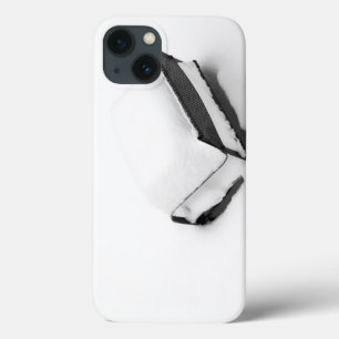 Coques Pour iPhone Chaise de jardin en métal vintage pleine de neige