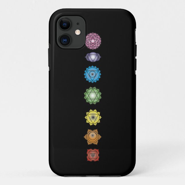 Coques Case-Mate iPhone chakras de yoga (Dos)