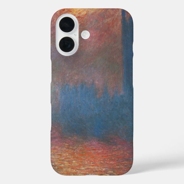 Coques Case-Mate iPhone Chambres du Parlement, Londres par Claude Monet (Verso)