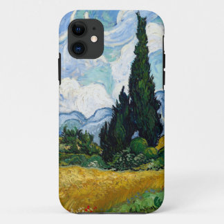 Coque Case-Mate Pour iPhone Champ de blé de Van Gogh avec des cyprès