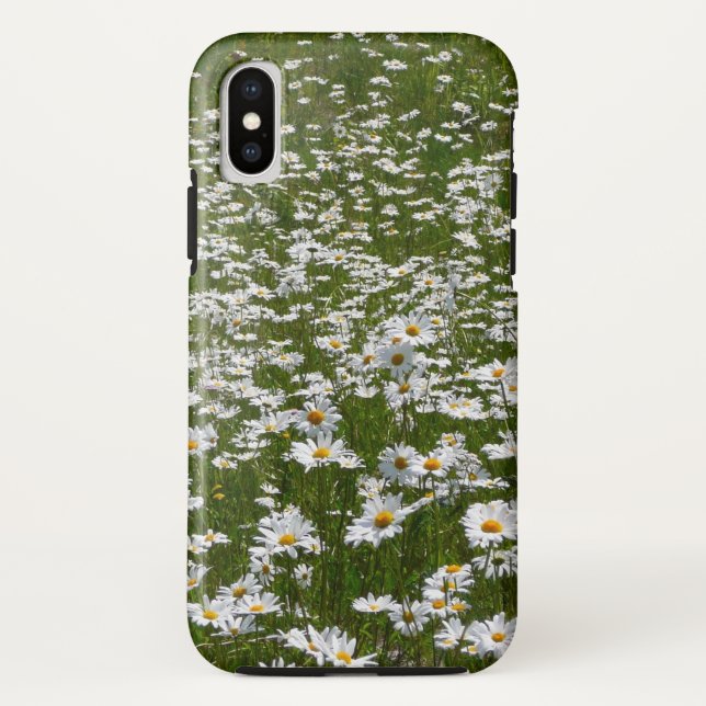 Coques Case-Mate iPhone Champ de marguerites Fleurs sauvages de l'Alaska (Dos)