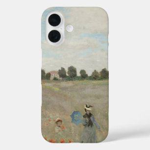 Coque Pour iPhone 16 Champ de pavot près d'Argenteuil par Claude Monet