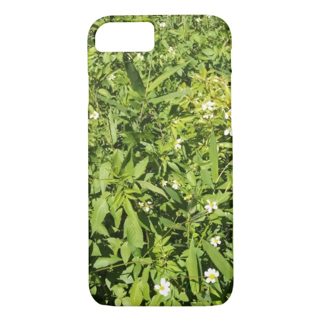 Coques Case-Mate iPhone Champ fleuri vert luxuriant (Dos)