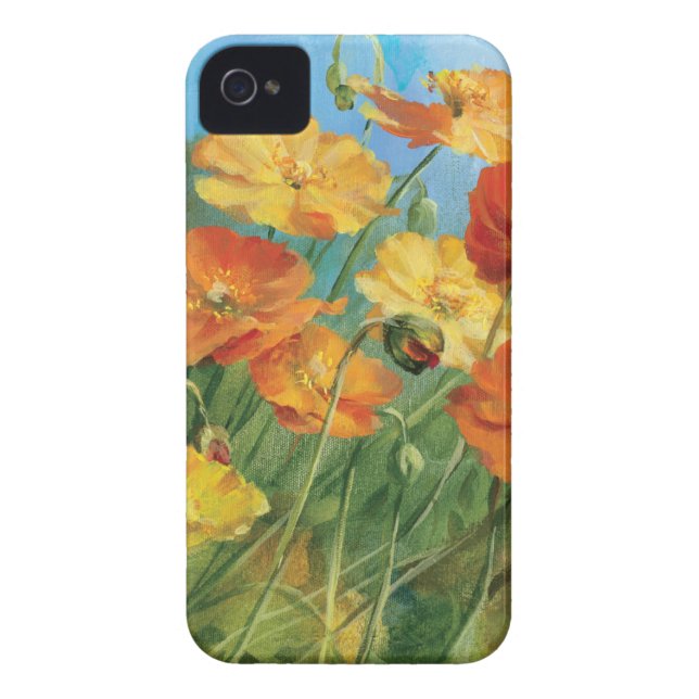Coques Case-Mate iPhone Champ floral d'été (Dos)