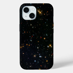 Coque Pour iPhone 15 Champ parallèle du cluster Galaxy Abell 370.