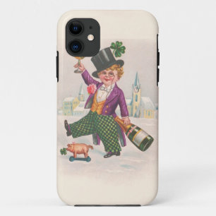 Etui iPhone Case-Mate Champagne vintage Shamrock Jour de la Saint Patric