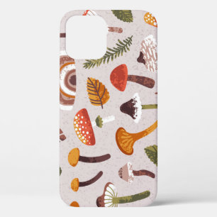 Case-Mate iPhone Case Champignons d'automne, feuille : répétition vintag