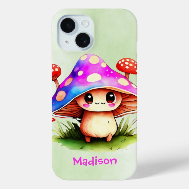 Coques Case-Mate iPhone Champignons mignons (Verso)