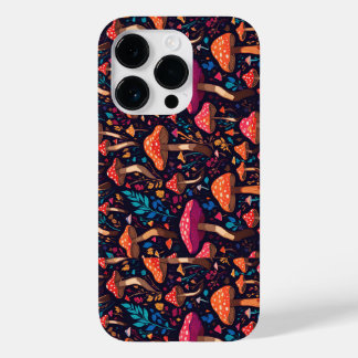 Coque Pour iPhone 14 Pro Champignons psychédéliques