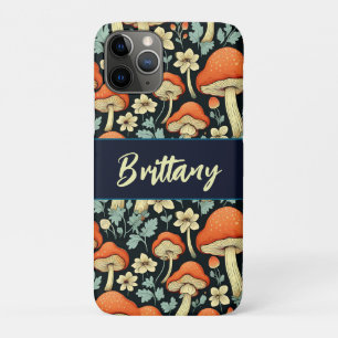 Case-Mate iPhone Case Champignons rétro Fleurs Vintages Personnalisées