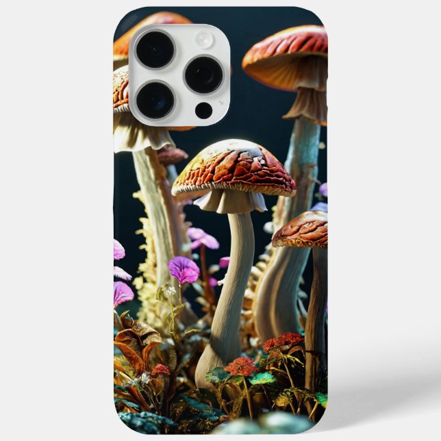 Coques Case-Mate iPhone Champignons vibrants (Verso)