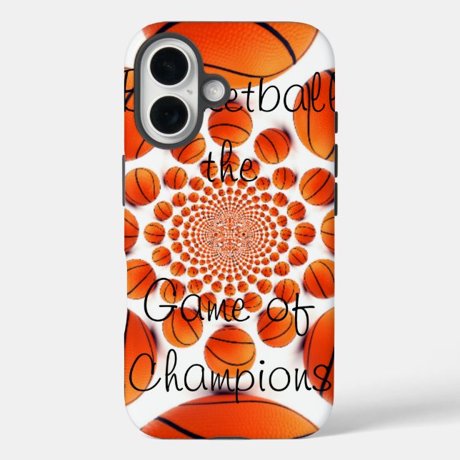 Coques Case-Mate iPhone Champion Court Vision : Basketball Jeu des Champs (Verso)