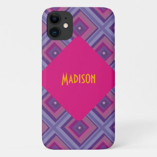 Case-Mate iPhone Case champs de lavande de la passion pourpre diamant ar
