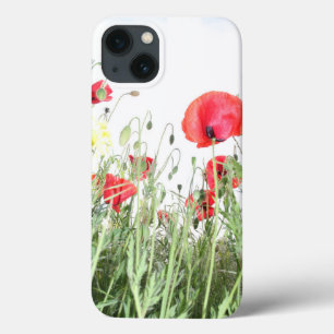 Case-Mate iPhone Case Champs de pavot fleurs Soleil Nature fleurs Coeur