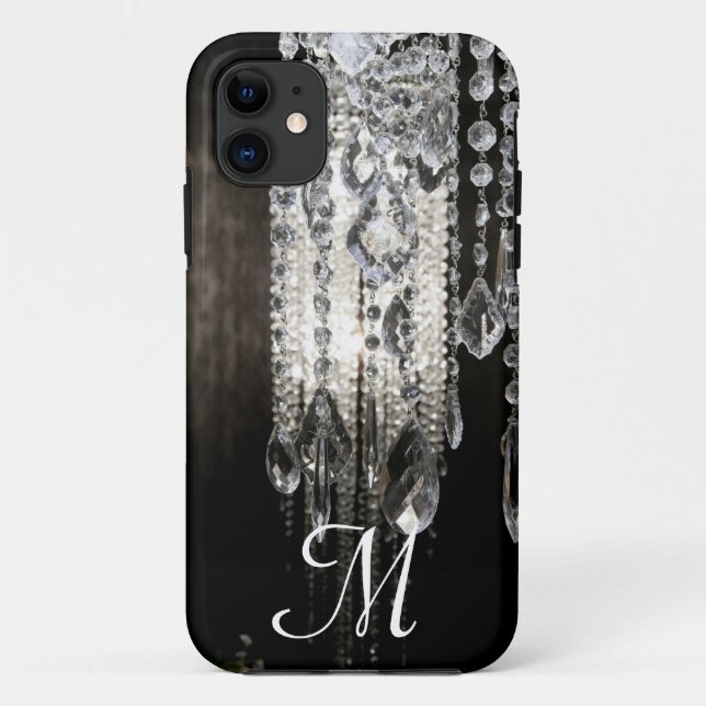 Coques Case-Mate iPhone Chandelier en cristal Chaîne Monogramme IPHONE 5 C (Dos)