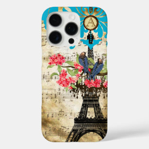 iPhone 16 Pro Case Chandelier Inséparable Monogram Cherry Blossom